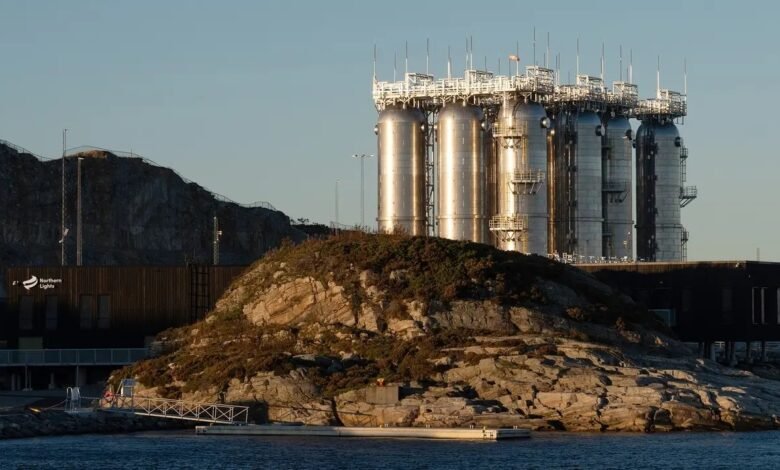 Noruega abre primeiro armazém comercial de CO2 do mundo